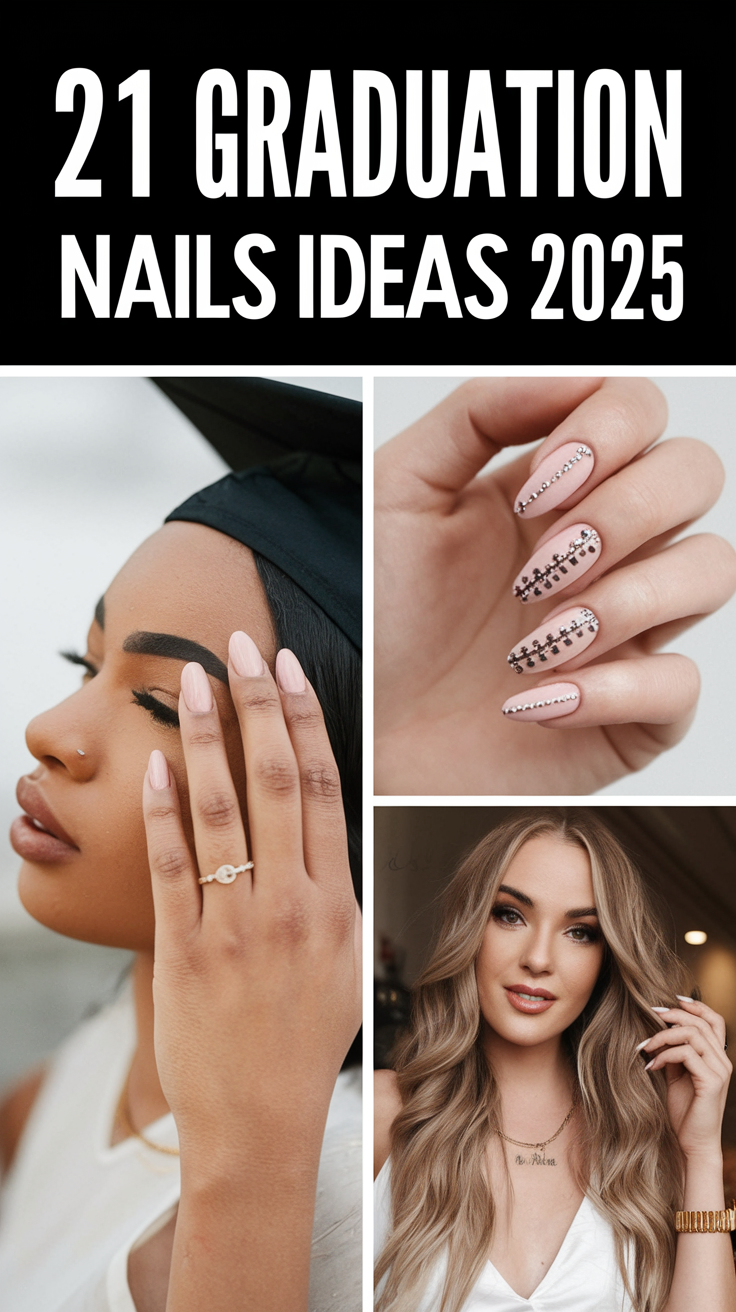 Graduation Nails 21 Ideas 2025: The Best Manicures for Your Big Day