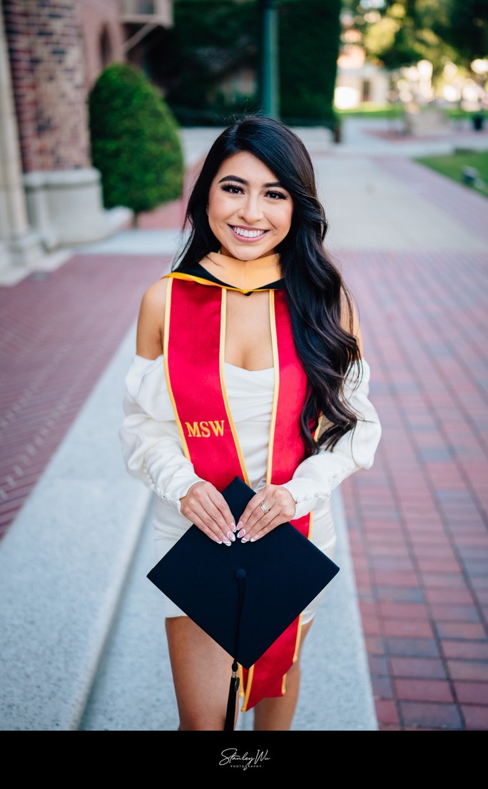 USC Master's Graduation Portraits at Bovard Archway USC Master's Graduation Portraits at Bovard Archway